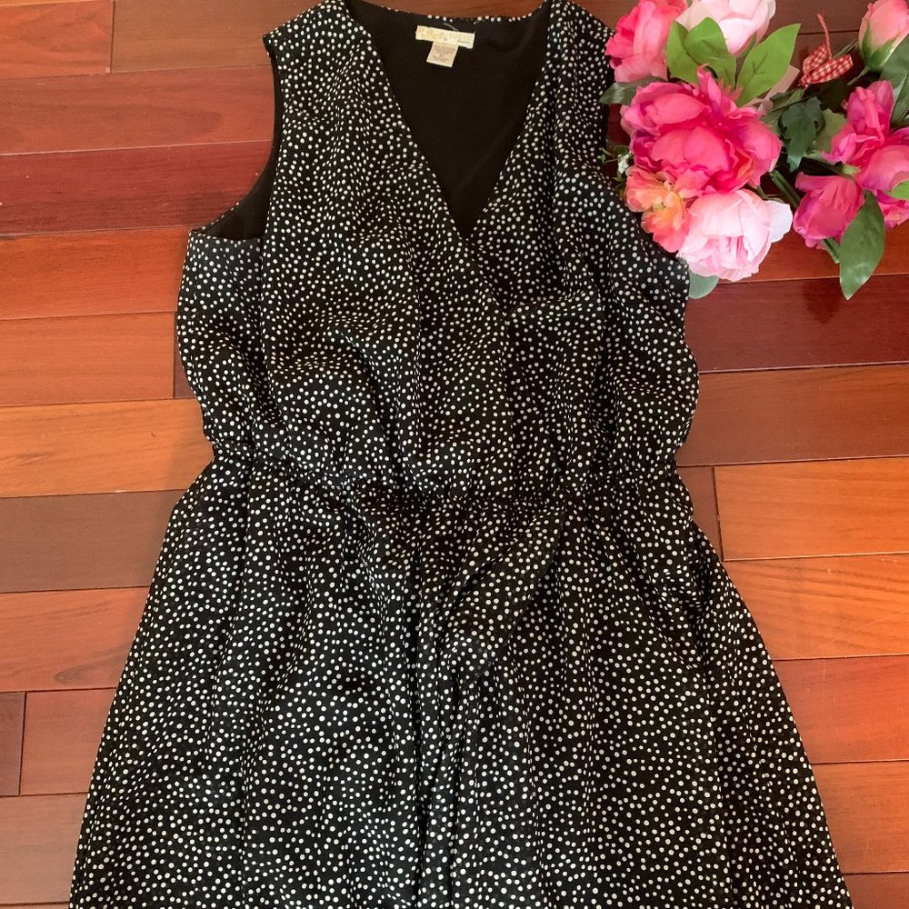 Vasna Desire Plus Polka Dot Maxi Dress